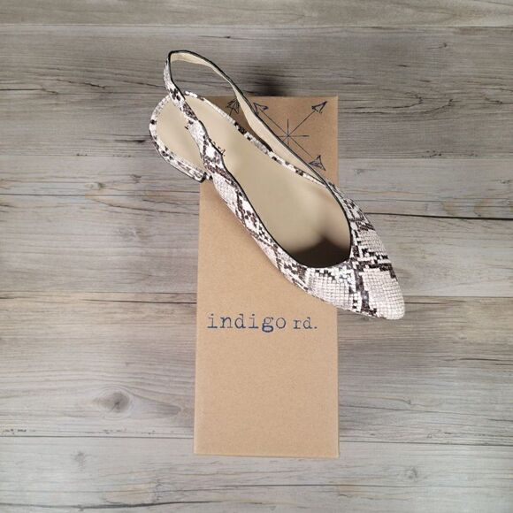NWOB Indigo Rd. Gabrie Slingback Flats Women's Shoes Sz 7M - Picture 2 of 6